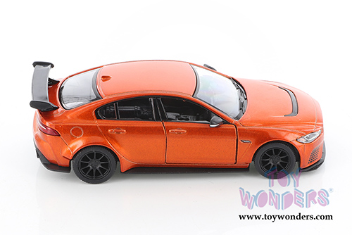 5416D Kinsmart Orange Jaguar XE SV Project 8 Diecast Model Car