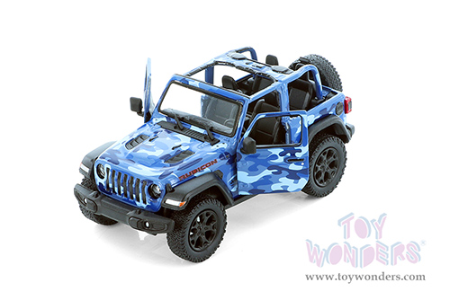 5420DA Kinsmart 2018 Jeep Wrangler Rubicon Camo Open Top Diecast Model Car