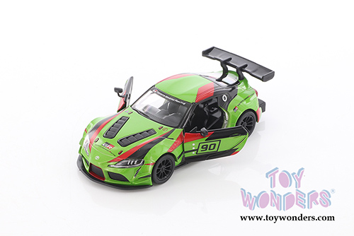 5421DF Kinsmart Green Toyota GR Supra Racing Concept Hardtop Diecast Model Car