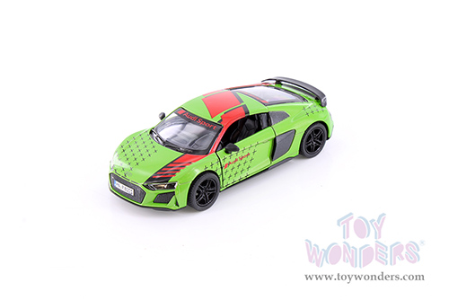 5422D Kinsmart Green 2020 Audi R8 Coupé Livery Edition Diecast Model Car