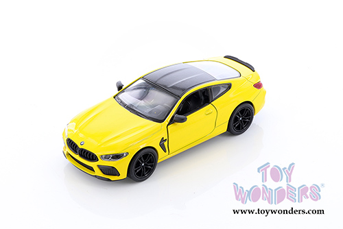 5425D Kinsmart Yellow BMW M8 Competition Coupe Diecast Model Car