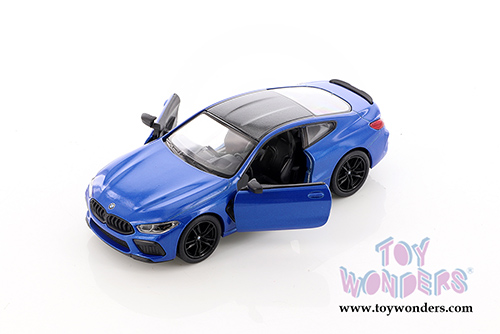5425D Kinsmart Blue BMW M8 Competition Coupe Diecast Model Car