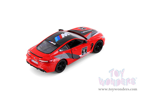 5425DF Kinsmart Red BMW M8 Competition Coupé Livery Edition Diecast Model Car