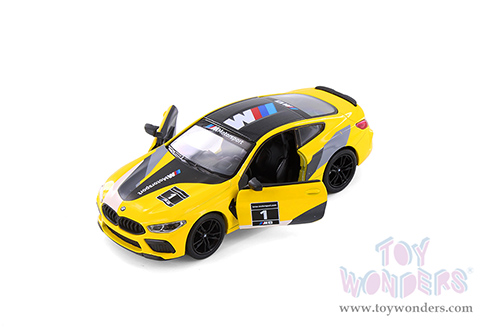 5425DF Kinsmart Black BMW M8 Competition Coupé Livery Edition Diecast Model Car