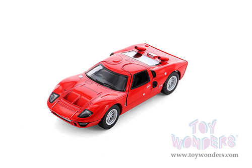 5427D Kinsmart Red 1966 Ford GT40 MKII Hardtop Diecast Model Car