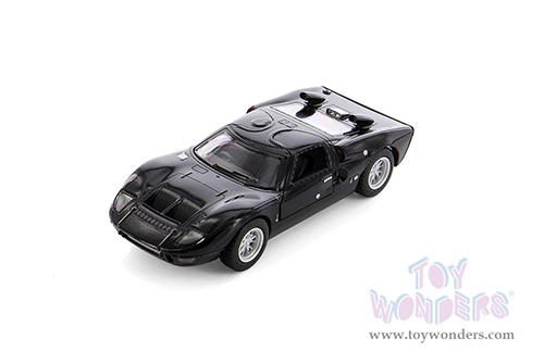5427D Kinsmart Black 1966 Ford GT40 MKII Hardtop Diecast Model Car