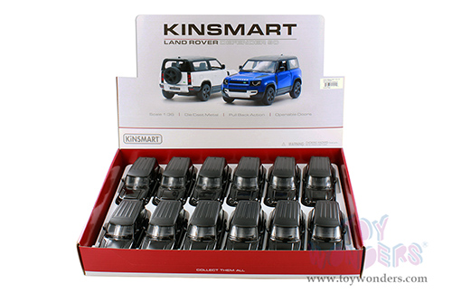 5428DK Kinsmart Land Rover Defender 90 Diecast Model Car Display Box Package