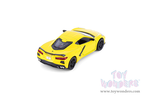 5432D Kinsmart 2021 Chevrolet Corvette Stingray C8 Hardtop Diecast Model Car