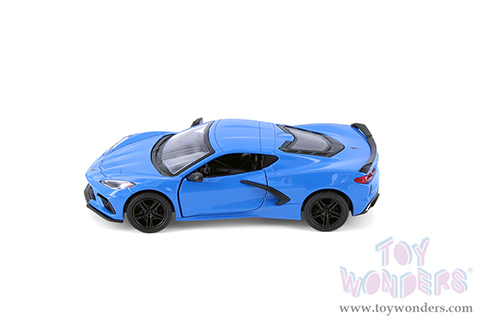 5432D Kinsmart 2021 Chevrolet Corvette Stingray C8 Hardtop Diecast Model Car