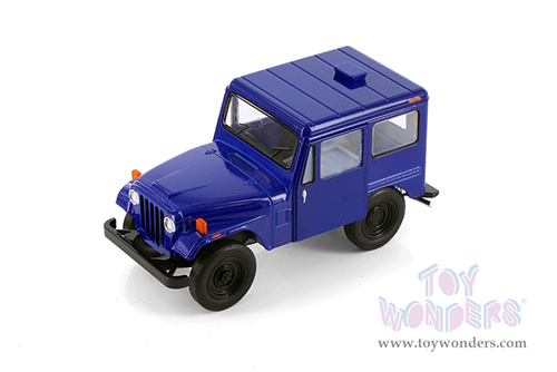 5433D Kinsmart Blue 1971 Jeep DJ-5B Diecast Model Car
