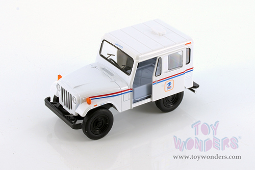 5435D Kinsmart 1971 Jeep DJ-5B USPS White Edition Diecast Model Car