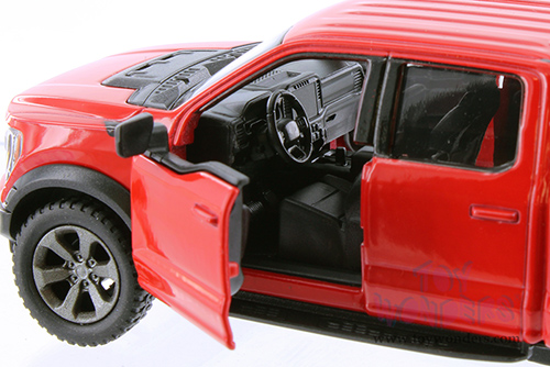 5436D Kinsmart 2022 Ford F-150 Raptor Pickup Truck Diecast Model Car