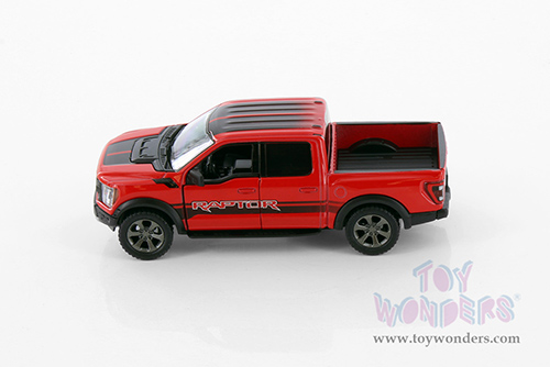 5436DF Kinsmart 2022 Ford F-150 Raptor Pickup Truck Livery Edition Diecast Model Car