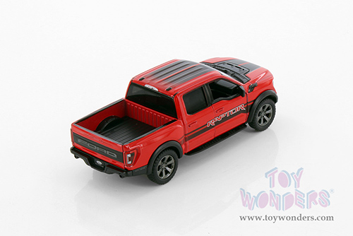 5436DF Kinsmart 2022 Ford F-150 Raptor Pickup Truck Livery Edition Diecast Model Car