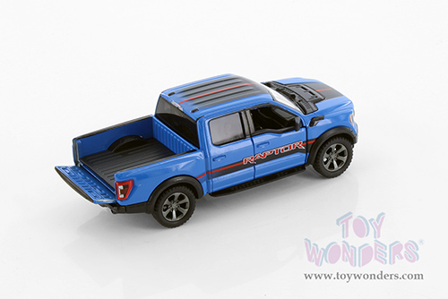 5436DF Kinsmart 2022 Ford F-150 Raptor Pickup Truck Livery Edition Diecast Model Car