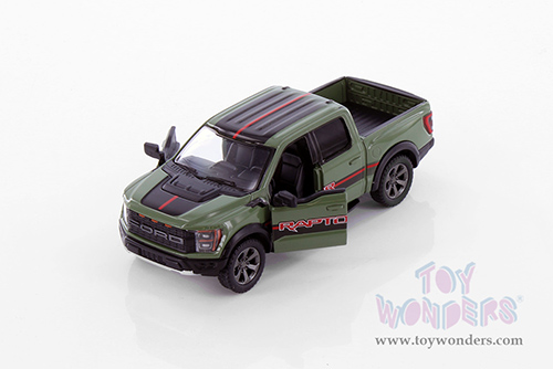 5436DF Kinsmart 2022 Ford F-150 Raptor Pickup Truck Livery Edition Diecast Model Car
