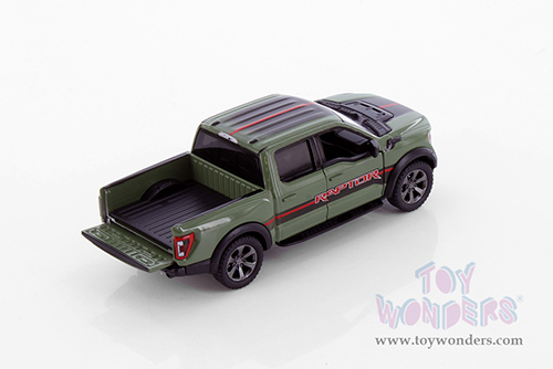 5436DF Kinsmart 2022 Ford F-150 Raptor Pickup Truck Livery Edition Diecast Model Car