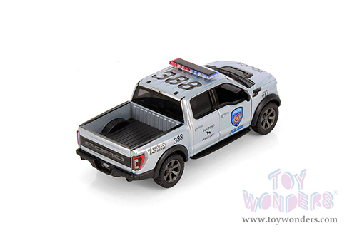 5436DPR Kinsmart 2022 Ford F-150 Raptor Pickup Truck Police Firefighter Diecast Model Car