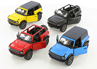 Kinsmart - Ford Bronco Assorted (2022, 1/34 scale die cast model car, Asstd.) 5438DA/B