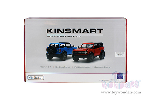 5438DA/B Kinsmart 2022 Ford Bronco Diecast Model Car