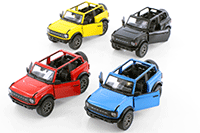 Kinsmart - Ford Bronco Open Top (2022, 1/34 scale die cast model car, Asstd.) 5438DA