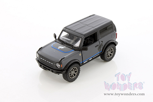 5438DFB Kinsmart Black 2022 Ford Bronco Livery Edition Diecast Model Car