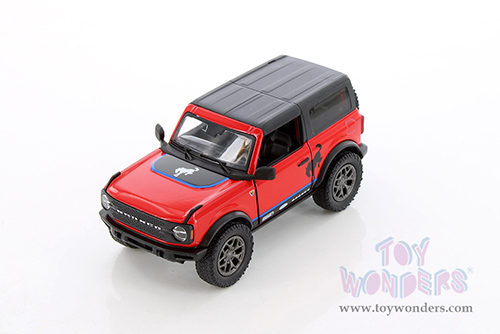 5438DFB Kinsmart Red 2022 Ford Bronco Livery Edition Diecast Model Car