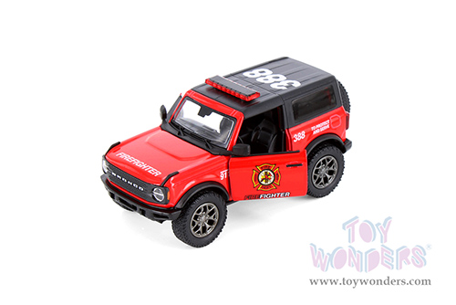 5438DPR Kinsmart 2022 Ford Bronco Firefighter Diecast Model Car