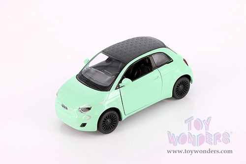 5440DY Kinsmart Pastel Green Fiat 500e Diecast Model Car