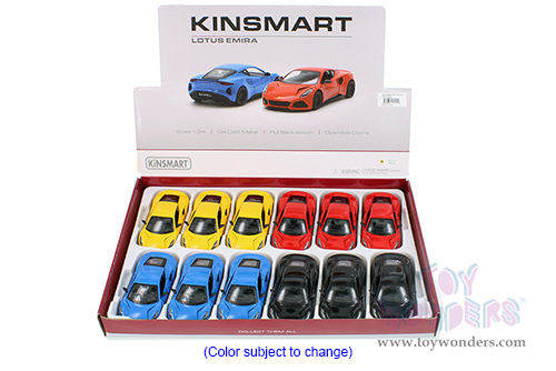 5441D Kinsmart Lotus Emira Diecast Model Car Display Box Package