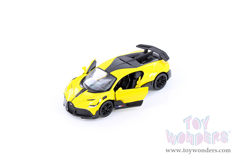 5442D Kinsmart Yellow Bugatti Divo Diecast Model Car