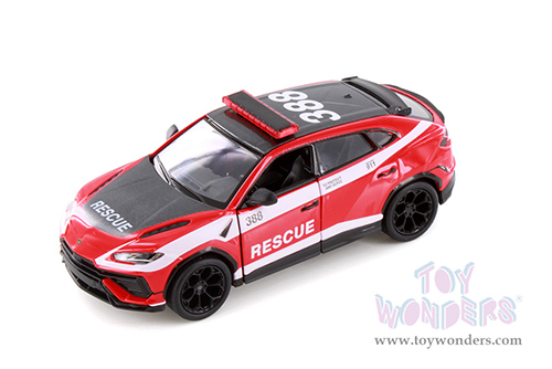 5447DPR Kinsmart Lamborghini Urus Performante Police Firefighter Diecast Model Car