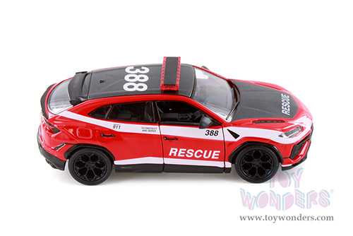5447DPR Kinsmart Lamborghini Urus Performante Police Firefighter Diecast Model Car