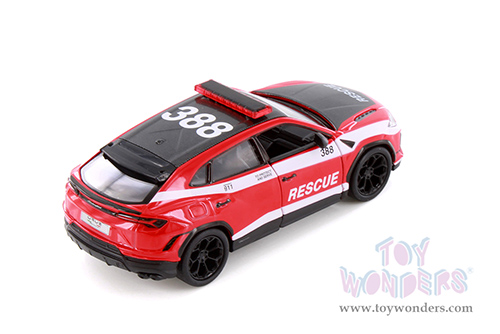5447DPR Kinsmart Lamborghini Urus Performante Police Firefighter Diecast Model Car