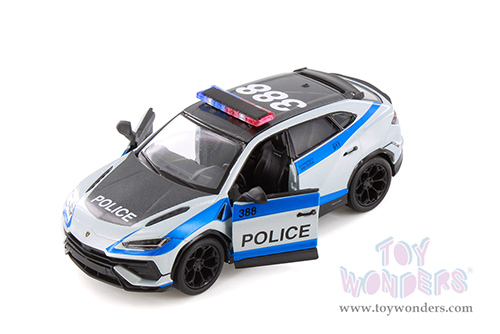 5447DPR Kinsmart Lamborghini Urus Performante Police Diecast Model Car