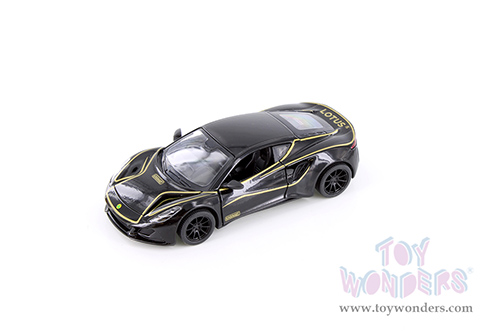5456D Kinsmart 2023 Lotus Emira Heritage Black Diecast Model Car