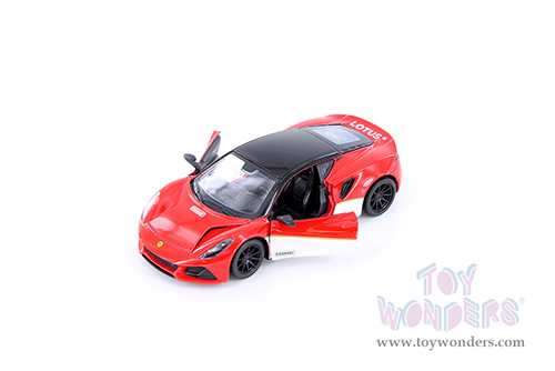 5456D Kinsmart 2023 Lotus Emira Heritage Red Diecast Model Car
