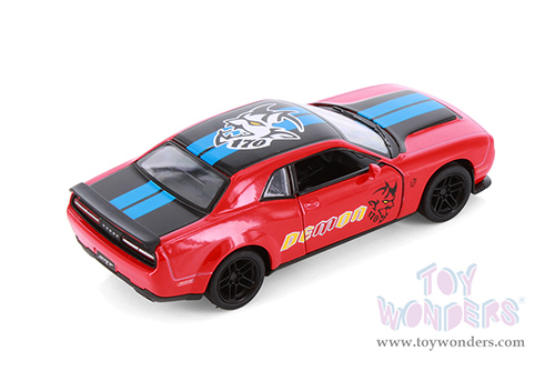 5461D Kinsmart 2023 Dodge Challenger SRT Demon 170 Livery Edition Diecast Model Car