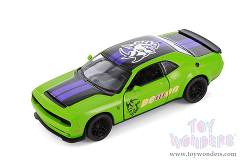 5461D Kinsmart 2023 Dodge Challenger SRT Demon 170 Green Diecast Model Car