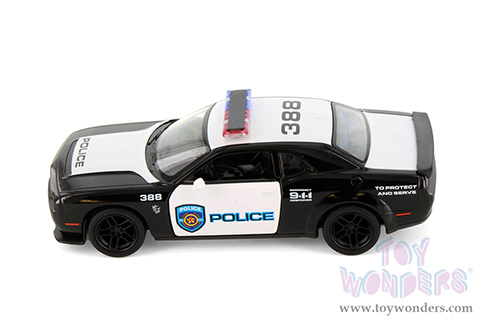 5461DP Kinsmart 2023 Dodge Challenger SRT Demon 170 Police Edition Diecast Model Car
