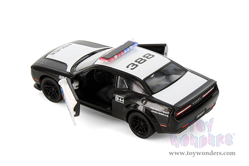5461DP Kinsmart 2023 Dodge Challenger SRT Demon 170 Police Edition Diecast Model Car