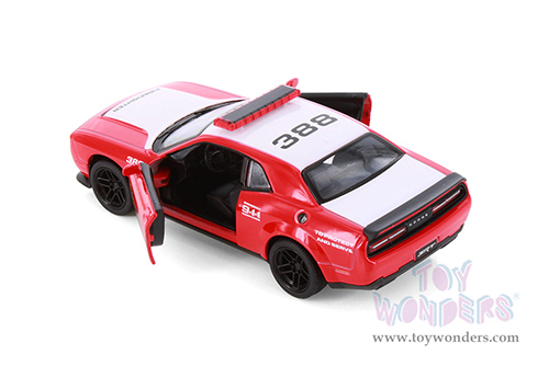 5461DPR Kinsmart 2023 Dodge Challenger SRT Demon 170 Police Firefighter Diecast Model Car Display Box Package