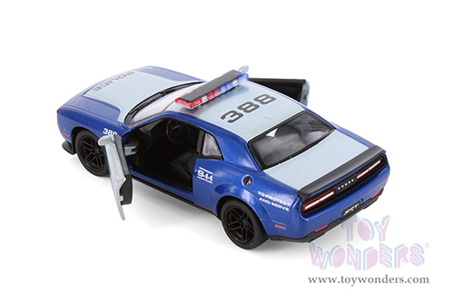 5461DPR Kinsmart 2023 Dodge Challenger SRT Demon 170 Police Firefighter Diecast Model Car