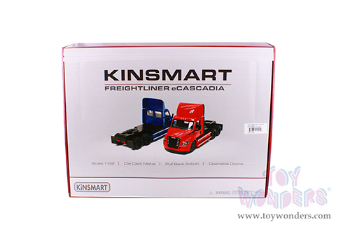 Kinsmart - Freightliner eCascadia (1/62 scale diecast model car, Asstd.) 5466D