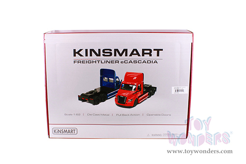 Kinsmart - Freightliner eCascadia (1/62 scale diecast model car, White) 5466DW