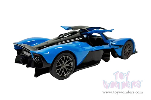 Kinsmart - Aston Martin Valkyrie Hardtop (1/36 scale die cast model car, Asstd.) 5470D