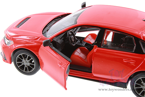 Kinsmart - Honda Civic Type R (2024, 1/36 scale diecast model car, Asstd.) 5472D