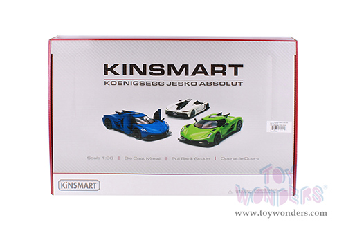 Kinsmart - Koenigsegg Jesko Absolut (1/36 scale diecast model car, Asstd.) 5473D