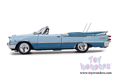Sun Star Platinum - Dodge Custom Royal Lancer Open Convertible (1959, 1/18 scale diecast model car, Blue Diamond/Star Sapphire) 5474