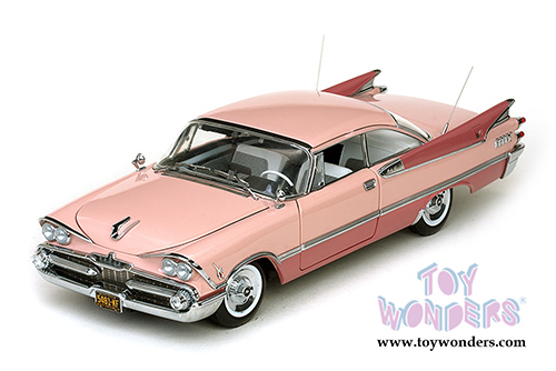 Sun Star Platinum - Dodge Custom Royal Lancer Hardtop (1959, 1/18 scale diecast model car, Rose Quartz/ Coral) 5481